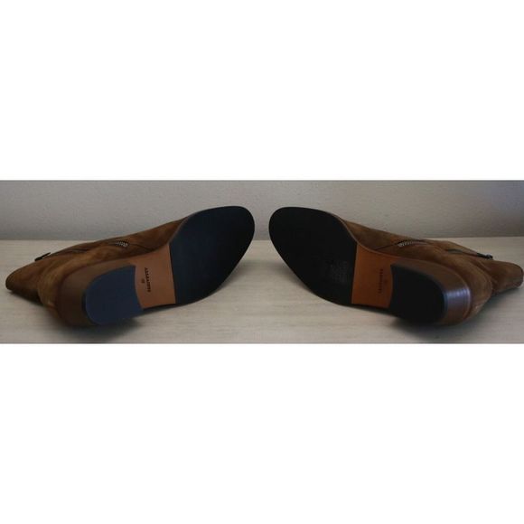 Allsaints 0321 Men's Sz 45 US 12 Brown Ridge Suede Leather Boots $300 - Picture 3 of 7